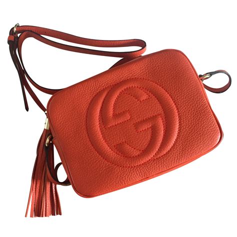 orange gucci disco bag|authentic Gucci soho disco bag.